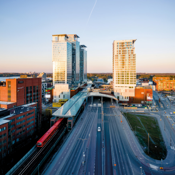 Hệ thống báo cháy Panasonic - Trung tâm thương mại REDI tại Helsinki, Phần Lan